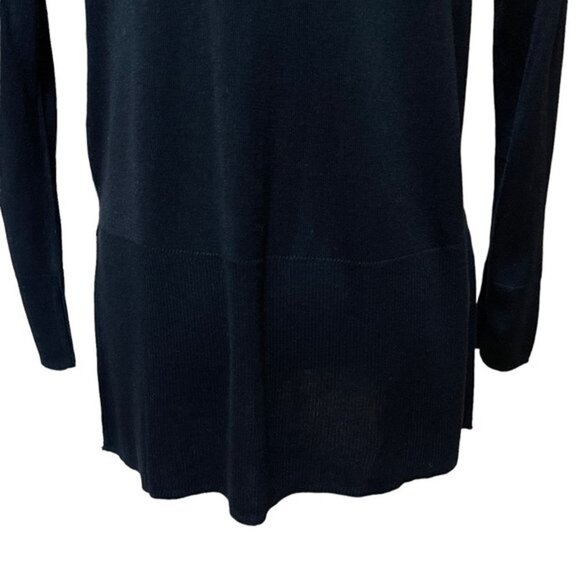 H&M Lightweight Sweater Tunic in Black Size XS - Picture 3 of 6